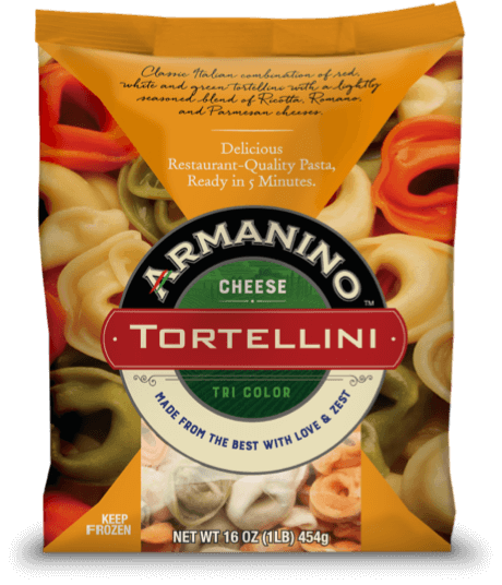 Armanino Tri Color Cheese Tortellini