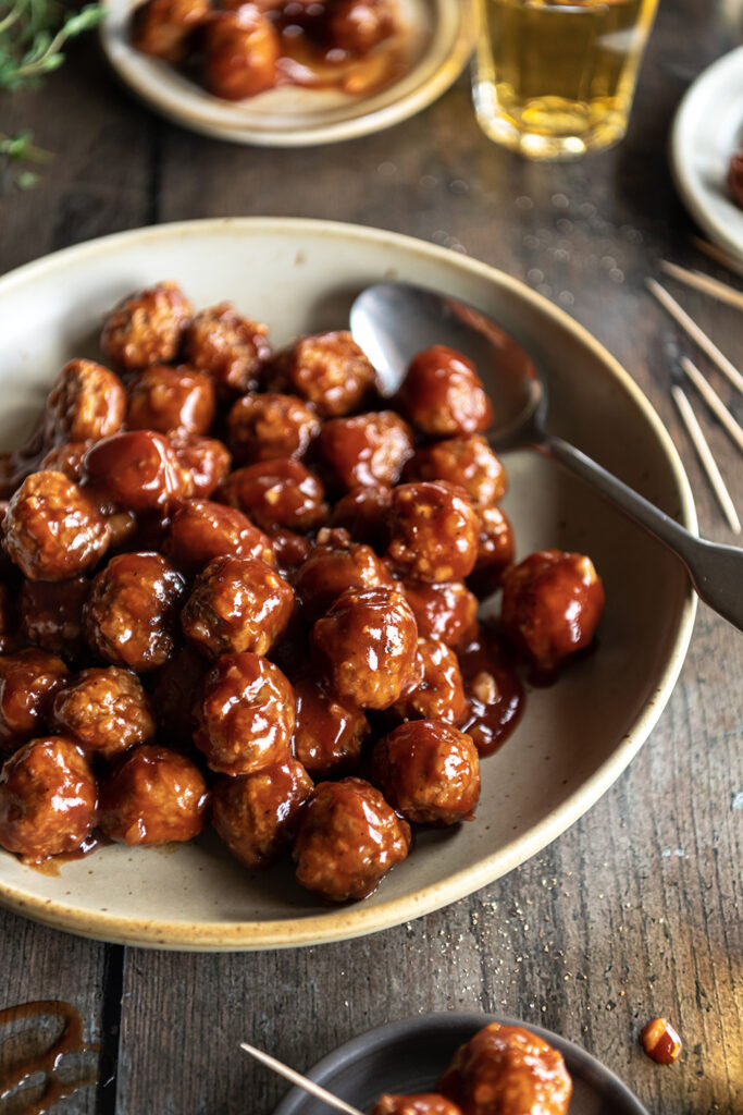 Bourbon BBQ Meatballs