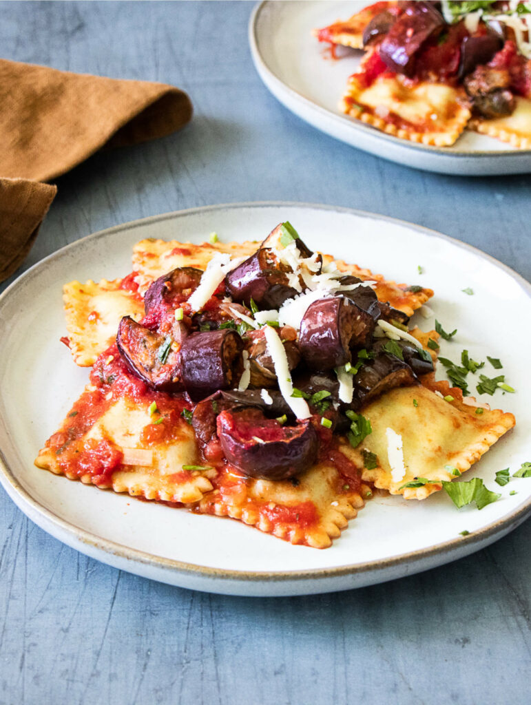 Beef Ravioli Alla Norma