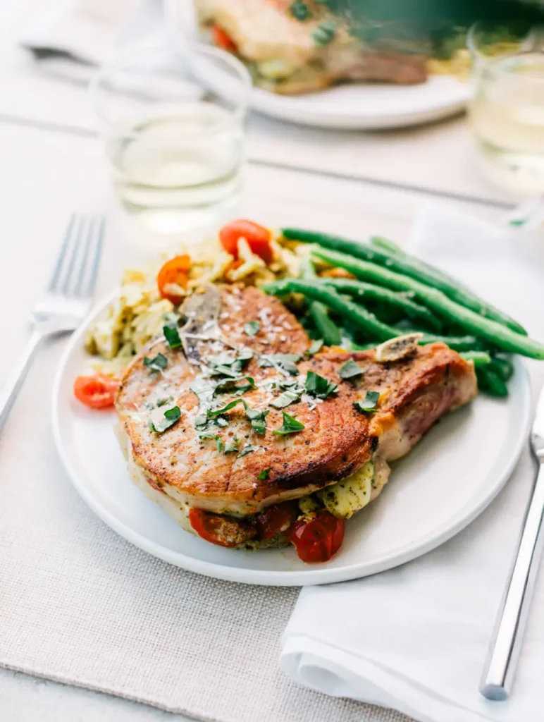 Caprese Pork Chops