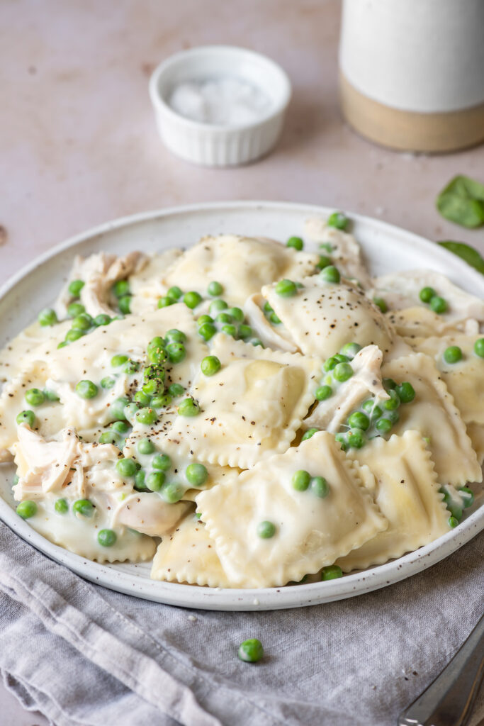 Chicken “Caulifredo” Ravioli