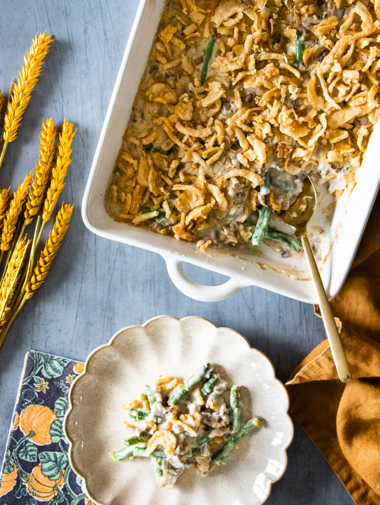 Garlic Green Bean Casserole