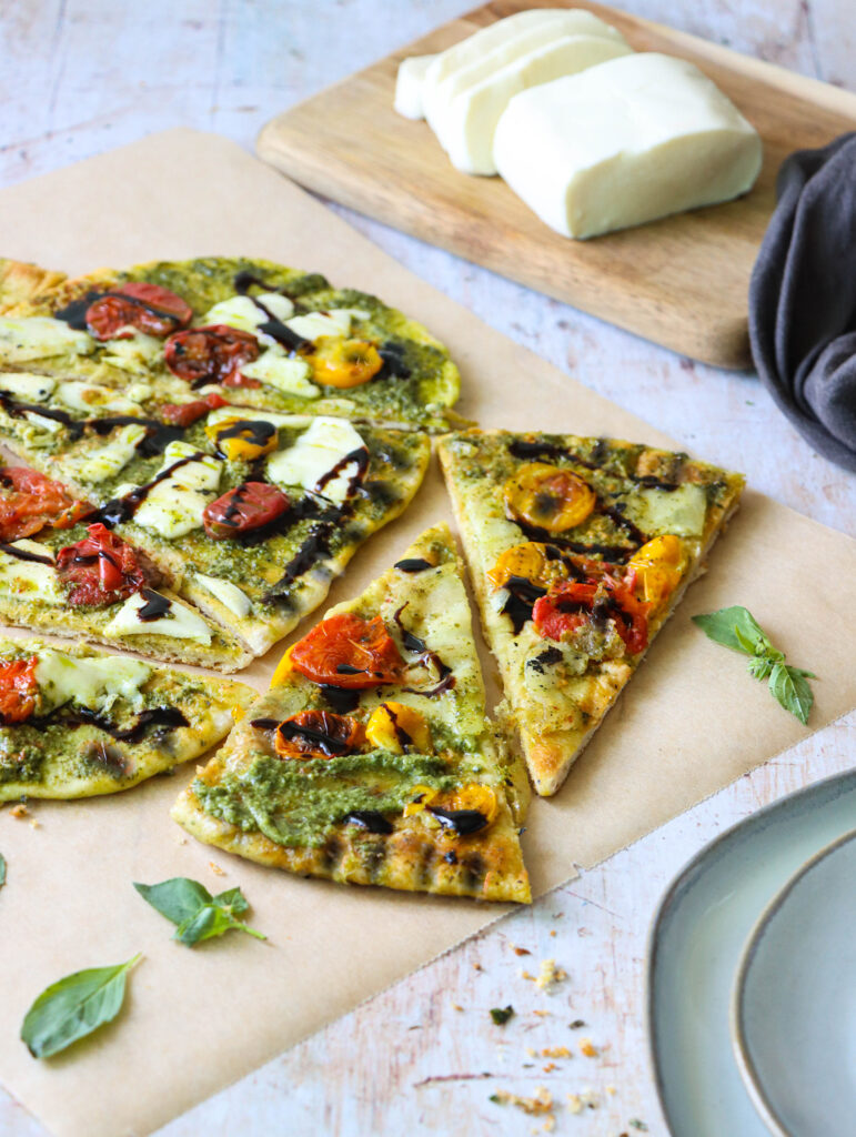 Grilled Pesto Flatbread