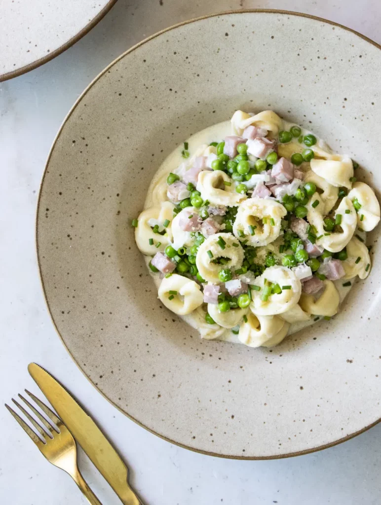 Ham and Peas Tortellini