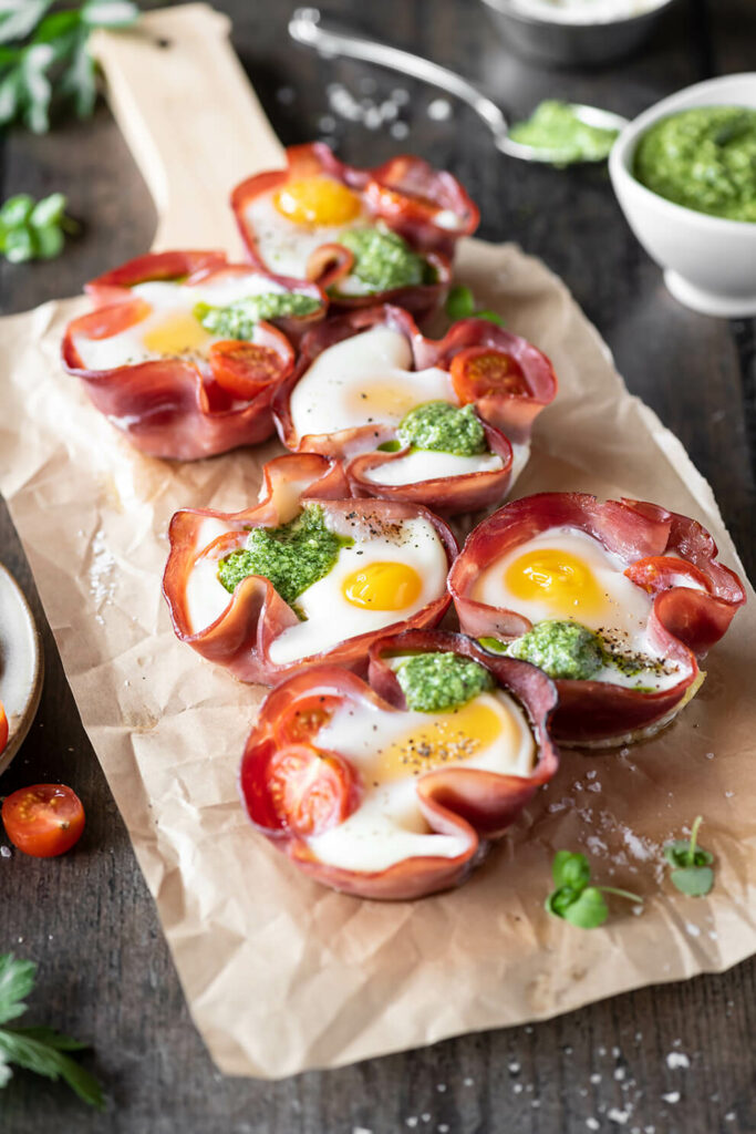 Baked Ham & Egg Cups