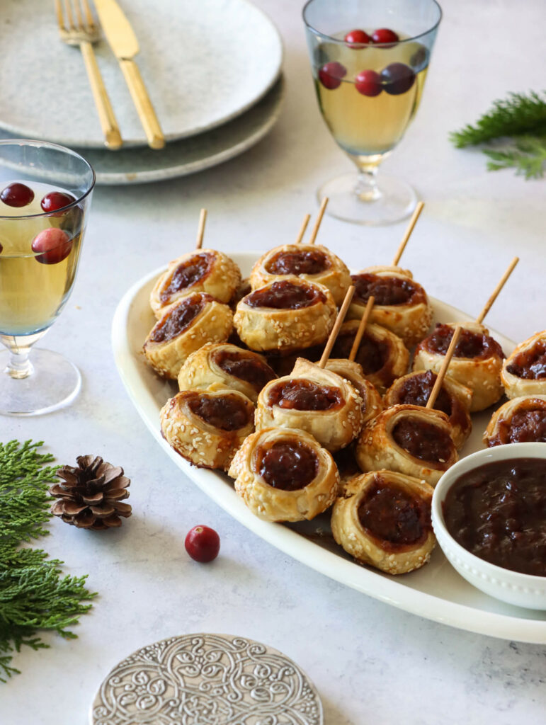 Holiday Meatball Skewers