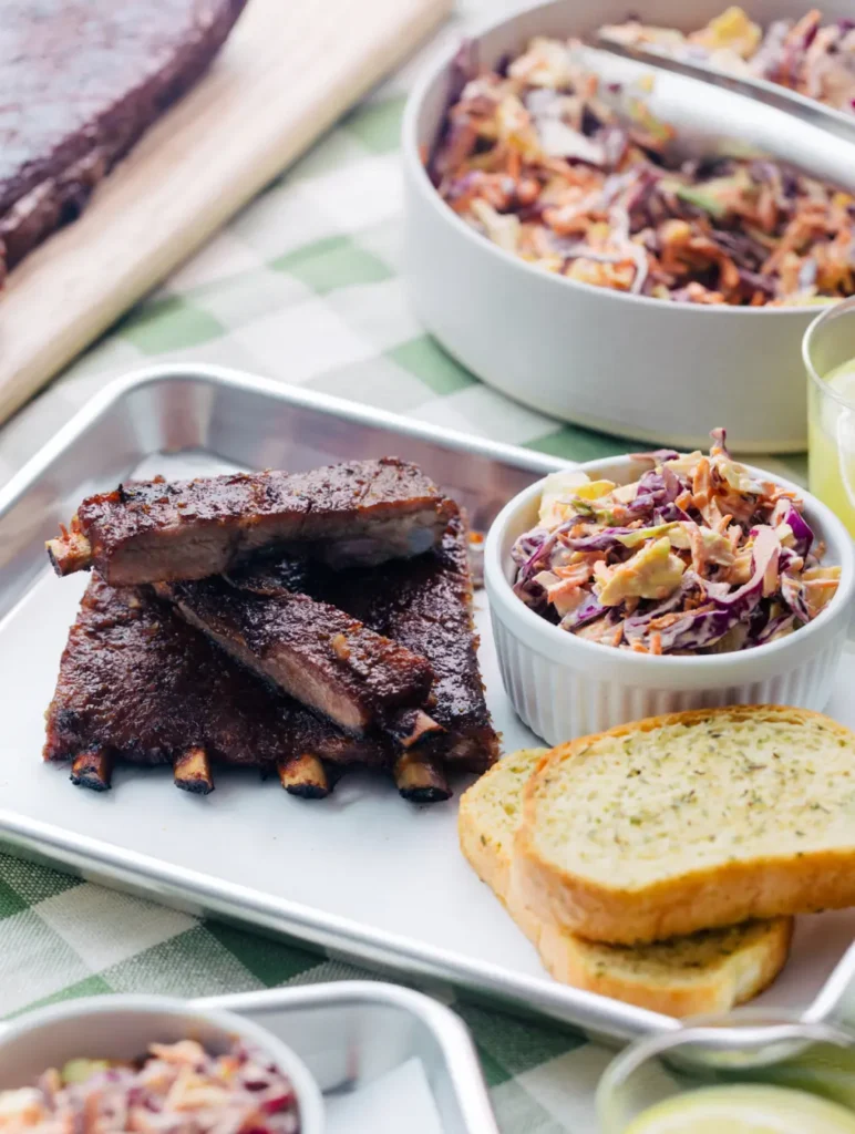 Sticky Honey Garlic Ribs