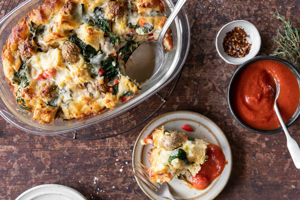 Italian Breakfast Strata