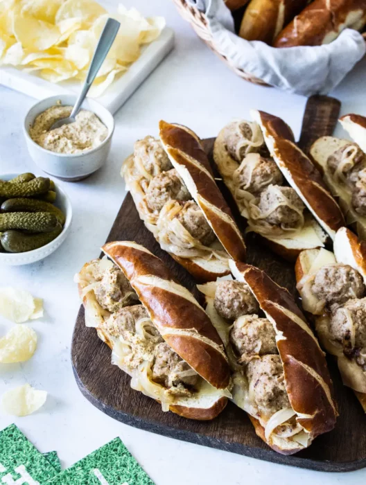 Oktoberfest Meatball Sandwiches