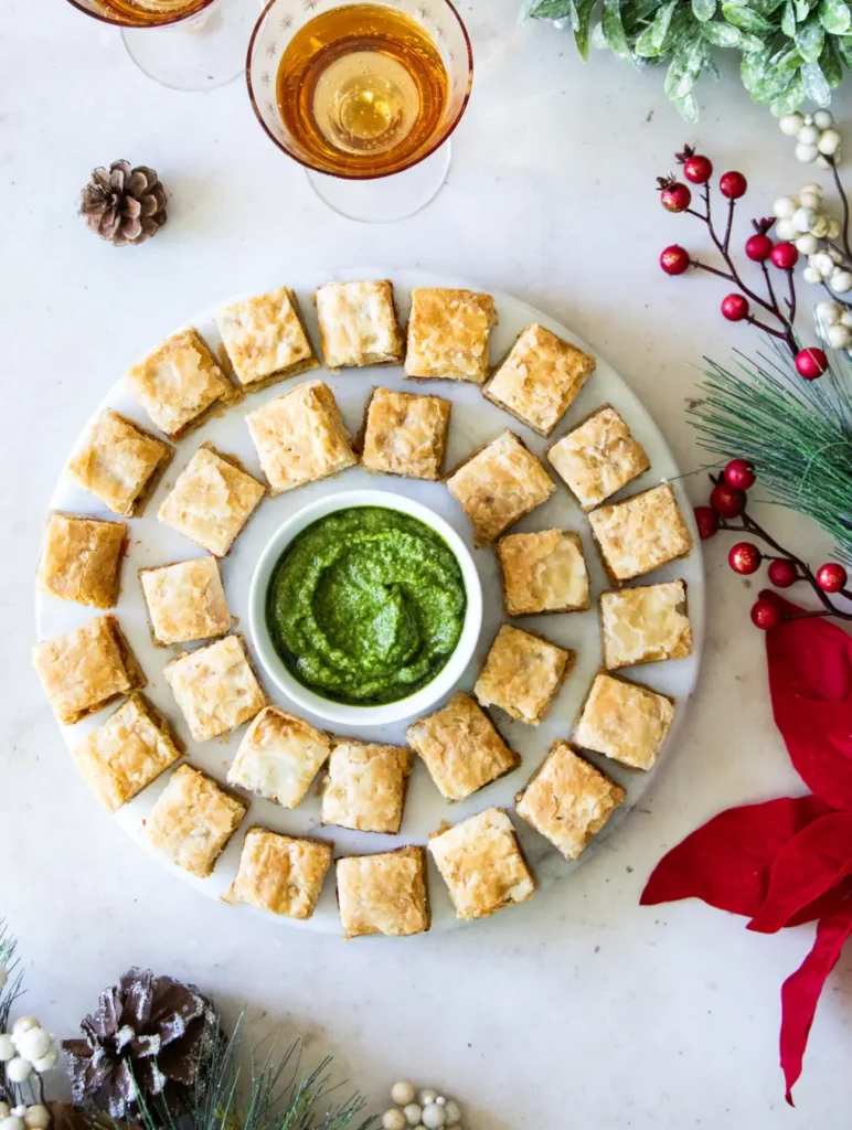 Pesto Arancini with Tomato Basil Sauce