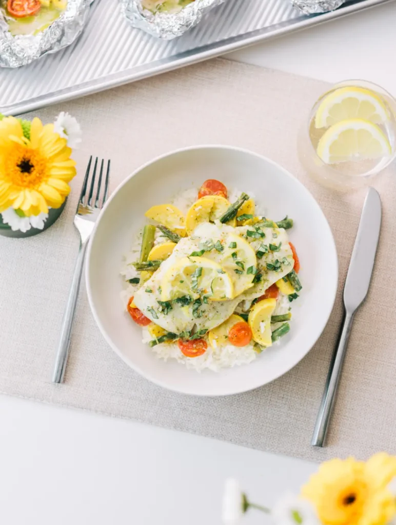 Lemon and Herb Cod en Papillote