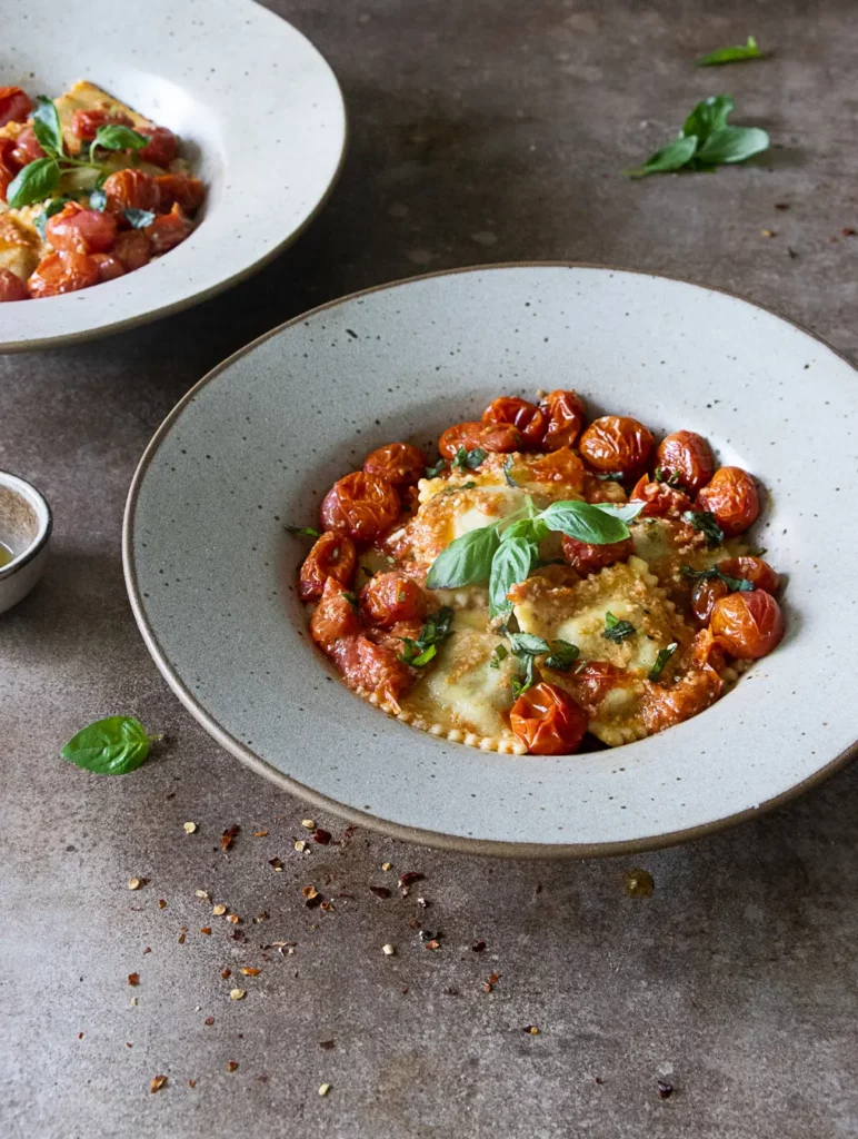 Ravioli Butter Tomato Sauce