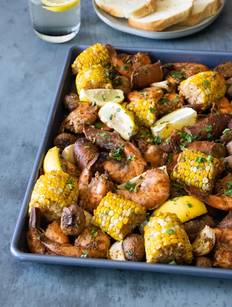 Sheet Pan Shrimp Boil