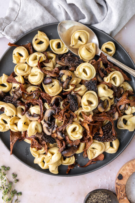 Tortellini with Mushrooms and Brown Butter